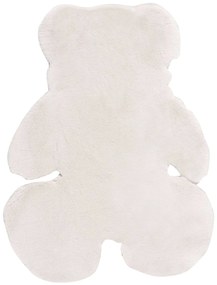 Παιδικό Χαλί BOUND WHITE TEDDY BEAR Λευκό 120 x 140 εκ. MADI