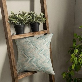 Μαξιλάρι Διακοσμητικό (Με Γέμιση) Siena 05 Blue Teoran 43X43 Cotton-Polyester