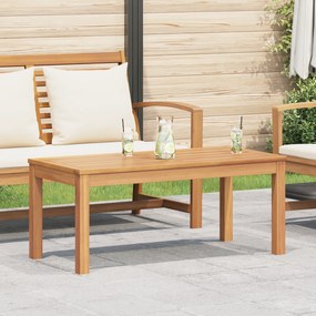 vidaXL Τραπέζι Κήπου Φυσικό 95 x 45 x 40 εκ Μασίφ ξύλο teak