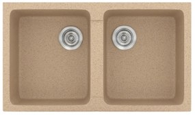 Sanitec Classic 334 Granite Beige Ένθετος Νεροχύτης