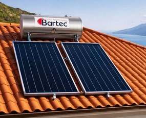 Μπόιλερ ηλιακού Bartec Premium Glass INOX 430BA 150L τριπλής ενέργειας