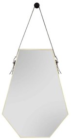 Καθρέπτης Τοίχου Emma 2260179 48,5x66cm Gold Mirrors &amp; More Plastic, Glass