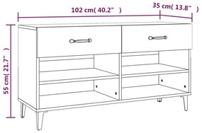 ΠΑΠΟΥΤΣΟΘΗΚΗ ΚΑΠΝΙΣΤΗ ΔΡΥΣ 102X35X55 ΕΚ. ΑΠΟ ΕΠΕΞΕΡΓΑΣΜΕΝΟ ΞΥΛΟ 817570