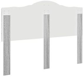 vidaXL Κεφαλάρι Γκρίζο Σονομα 150 cm Επεξεργασμένο ξύλο