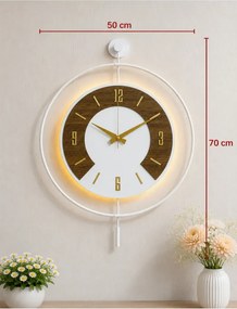 Stewehome Διακοσμητικό Ξύλο Μέταλλο 50x40 cm