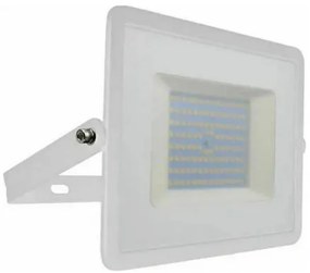 V-TAC Προβολέας LED SMD Slim 100W 8700lm 100° IP65 E-SERIES G2 Άσπρο Σώμα Ψυχρό Λευκό 215969