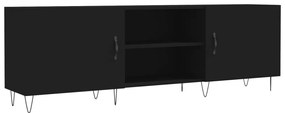 vidaXL Έπιπλο Τηλεόρασης Μαύρο 150x30x50 εκ. Επεξεργασμένο Ξύλο