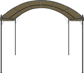 vidaXL Κιόσκι Taupe 4 x 3 x 2,6 μ. 180 γρ/μ²