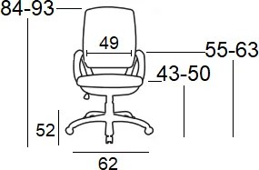 A1850 SW ΛΕΥΚΟ/ΚΟΚΚΙΝΟ MESH ΠΟΛΥΘΡΟΝΑ ΓΡΑΦΕΙΟΥ