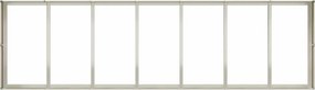 vidaXL Ζαρντινιέρα Λευκή 280x80x40 εκ. από Χάλυβα
