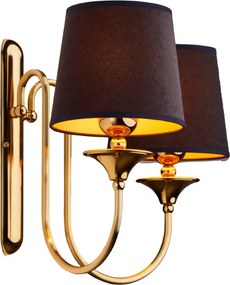 Φωτιστικό Τοίχου Απλίκα Batumi 2xE27 Χρυσό