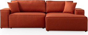 Corner Sofa-Bed Pırlo Corner Right - Orange Orange