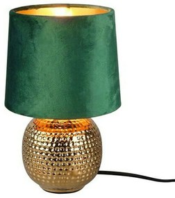 Φωτιστικό Επιτραπέζιο Sophia R50821015 1xE14 40W Φ16cm 26cm Green RL Lighting Ceramic,Fabric