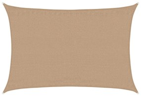 vidaXL Πανί Σκίασης Taupe 4 x 5 μ. από HDPE 160 γρ./μ²