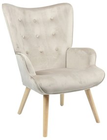 Πολυθρόνα - Μπερζέρα Fluffy 255-000024 75x69x96cm Natural-Beige
