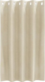 vidaXL Κουρτίνες συσκότισης 2 τμχ. Κρεμ 140 x 140 cm Βελούδο