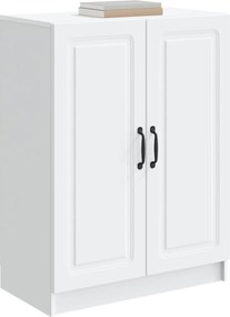 vidaXL Πλαϊνό γραφείο Λευκό 66 x 34,5 x 87 εκ. Επεξεργασμένο Ξύλο