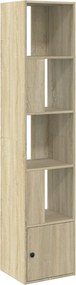 vidaXL Βιβλιοθήκη Sonoma Δρυς 40x36x189 εκ. από Επεξεργασμένο Ξύλο