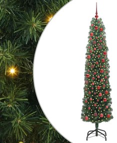vidaXL Τεχνητό Χριστουγεννιάτικο Δέντρο με 300 LED Πράσινο 180 cm