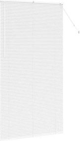 vidaXL Βενετσιάνικες Ρόδες Λευκό 220 x 120 εκ Αλουμίνιο