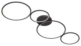 Φωτιστικό Οροφής - Πλαφονιέρα Rondo 622610432 Black Trio Lighting Metal
