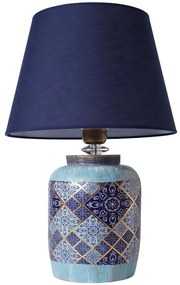 Φωτιστικό Επιτραπέζιο 687HMY2215 30x53cm E27 40W Multi-Blue Opviq