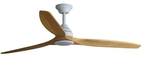 Ανεμιστήρας Οροφής Alo 33727DC D152cm 3 Blades 20W 2700/ 4000/ 6500K 831lm White-Wood Faro Barcelona Διάμετρος 152cm