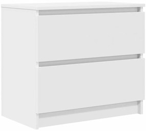 ντουλάπι τηλεόρασης vidaXL Λευκό 60x35x54 cm Κατασκευασμένο ξύλο