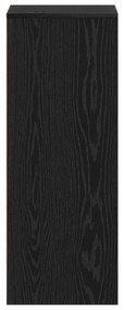 vidaXL Ντουλάπα Παπουτσιών Μαύρο Δρύς 60x35x92 εκ Επεξεργασμένο Ξύλο