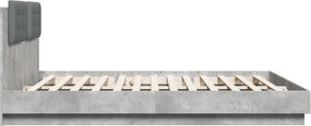 vidaXL Πλαίσιο Κρεβατιού με Κεφαλάρι και LED 200 x 200 εκ.