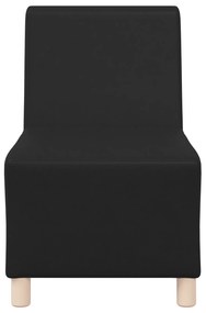 vidaXL Καναπέδες 2 pcs Μαύρο 55 x 74 x 82 εκ. Τεχνητό δέρμα