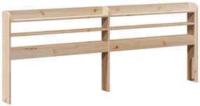 vidaXL Πλαίσιο Κρεβατιού με Κεφαλάρι 180x200 εκ. από Μασίφ Ξύλο Πεύκου