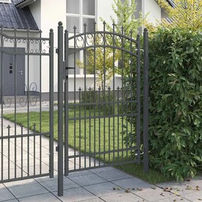 vidaXL Πύλη Φράχτη με Ακίδες EMMEN 200 x 100 cm