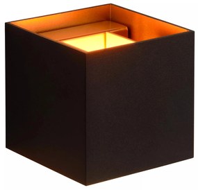 Φωτιστικό Επίτοιχο Lucide 09217-04-30 XIO Μαύρο Ματ (Black Mat)|Χρυσό Χρώμα (Gold Coloured) 2700 K