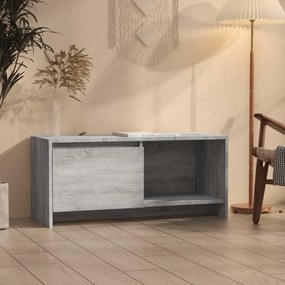 Έπιπλο Τηλεόρασης Γκρι Sonoma 90x35x40 εκ. Επεξεργ. Ξύλο 813018