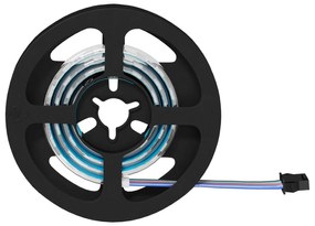 vidaXL Λωρίδα LED 2 pcs Μαύρο και Διαφανές 550 χιλ Χαλκός και Πλαστικό