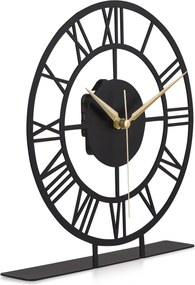 Decorative Clock Roman - Black Black