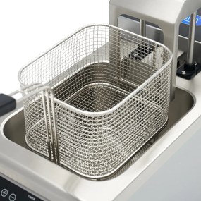 Deep Fryer - 8L - 1 Basket - Induction - Lift System - with Drain Tap