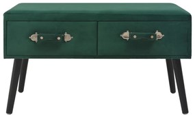 vidaXL Τραπεζάκι Σαλονιού Πράσινο 80 x 40 x 46 εκ. Βελούδινο