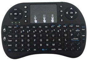 Mini 2.4G Multi-functional Wireless Keyboard For Raspberry Pi black
