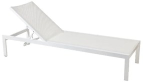 Ξαπλώστρα Casablanca 01-02-249 62x198x35cm White