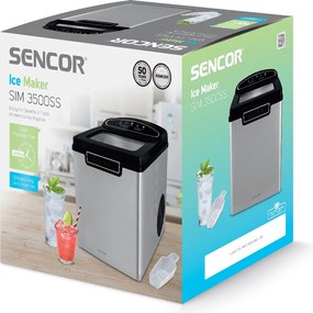 Παγομηχανή 105W 1.9lt Sencor SIM 3500SS Ασημί