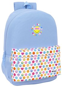 Σχολική Τσάντα Smiley Joyful Μπλε Πολύχρωμο 30 x 46 x 14 cm