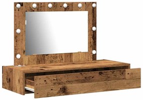 vidaXL Τραπέζι περιποίησης Καφέ 100 x 40 x 70 εκ. Επεξεργασμένο ξύλο