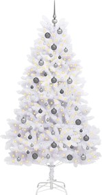 vidaXL Τεχνητό Χριστουγεννιάτικο Δέντρο Λευκό 106 x 106 x 210 εκ.