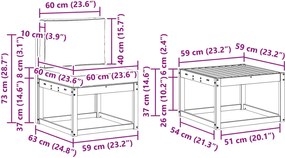 vidaXL Σειρά Καναπέ Εξωτερικού 9 pcs Φυσικό και Μπεζ Πολυεστέρας