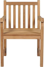 vidaXL Καρέκλες Κήπου 4 τεμ. από Μασίφ Ξύλο Teak