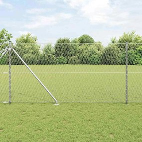 vidaXL Φράχτης Hexagon  1.4x10 μ Γαλβανισμένο Χάλυβα