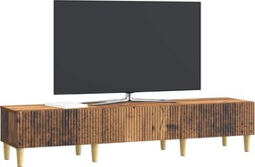 vidaXL Ντουλάπι TV 147 x 34,5 x 30 cm Παλαιωμένο ξύλο