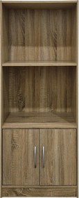 Βιβλιοθήκη Tekaro pakoworld sonoma 60x30x120εκ